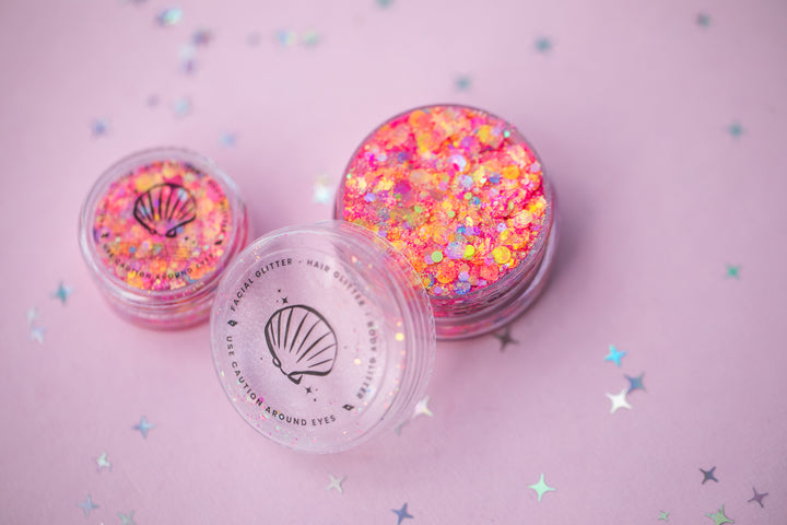 Glitter Creme: Truth or Twinkle with Butterfly and Star shaped Glitter