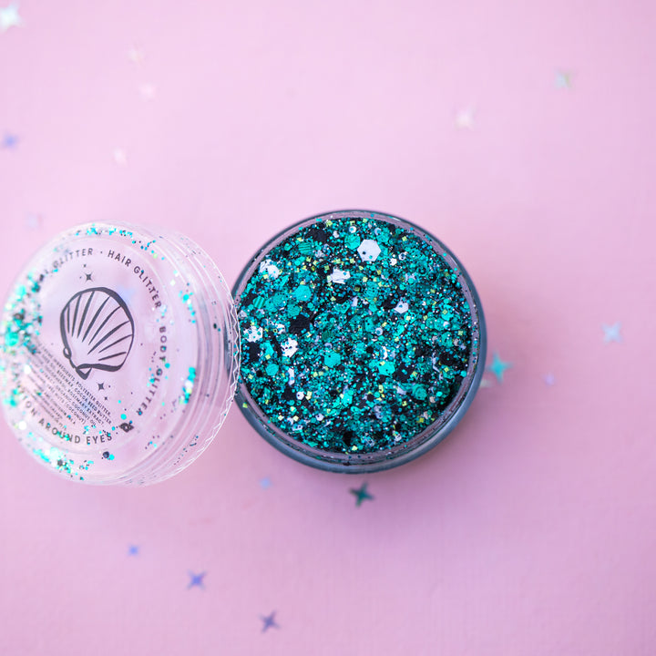 Tush Push Body Glitter (optional footballs) Glitter Creme