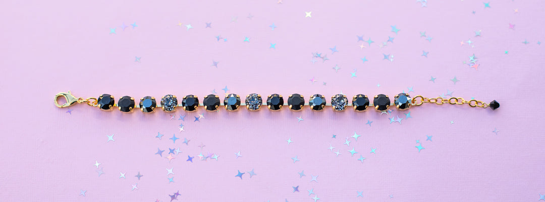 8mm Crystal Bracelet: Classy Lady