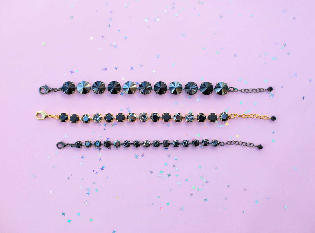 12mm Rivoli Crystal Bracelet: Classy Lady