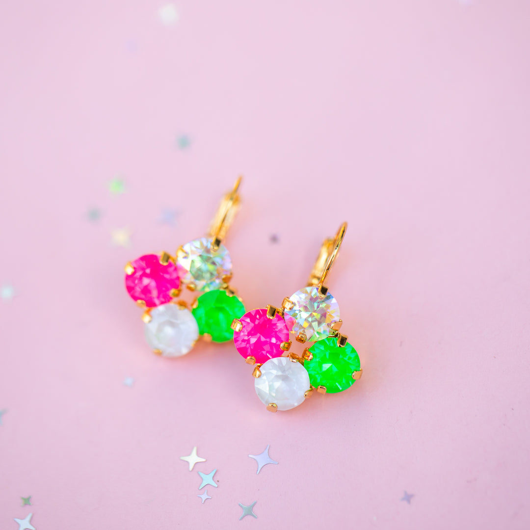 8mm Clover Earrings: 2026 Pink Retreat Exclusive