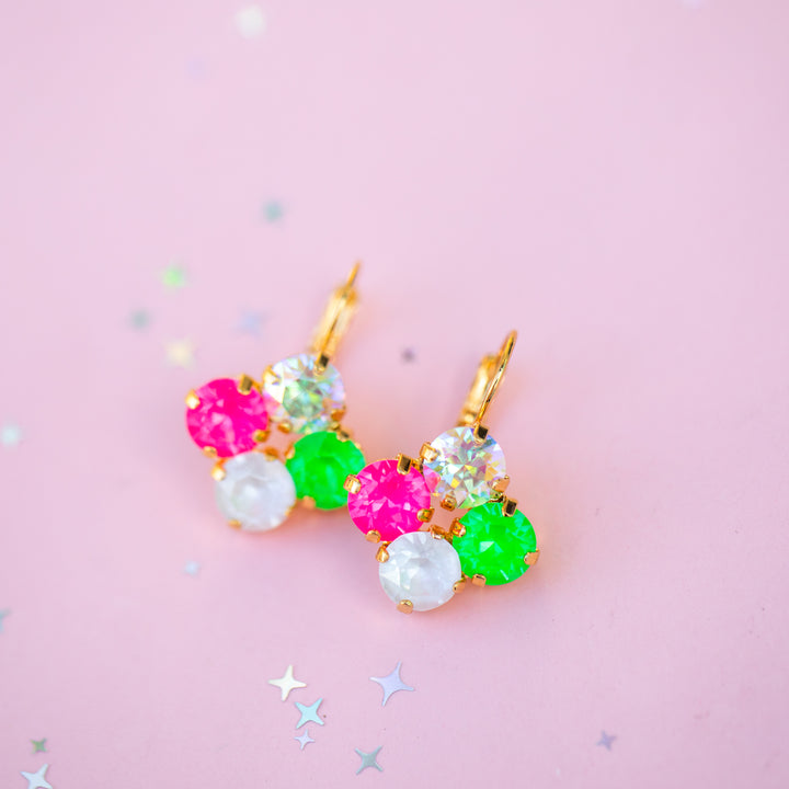 8mm Clover Earrings: 2026 Pink Retreat Exclusive