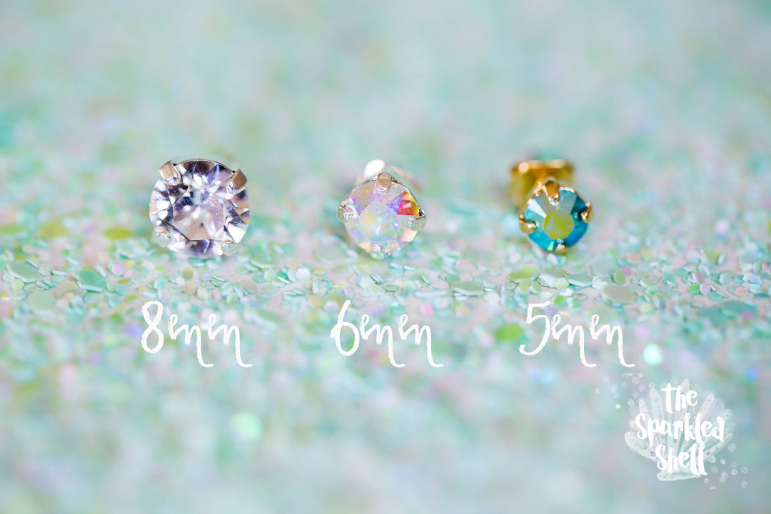 6mm Limoncello Twinkle Studs or Drops