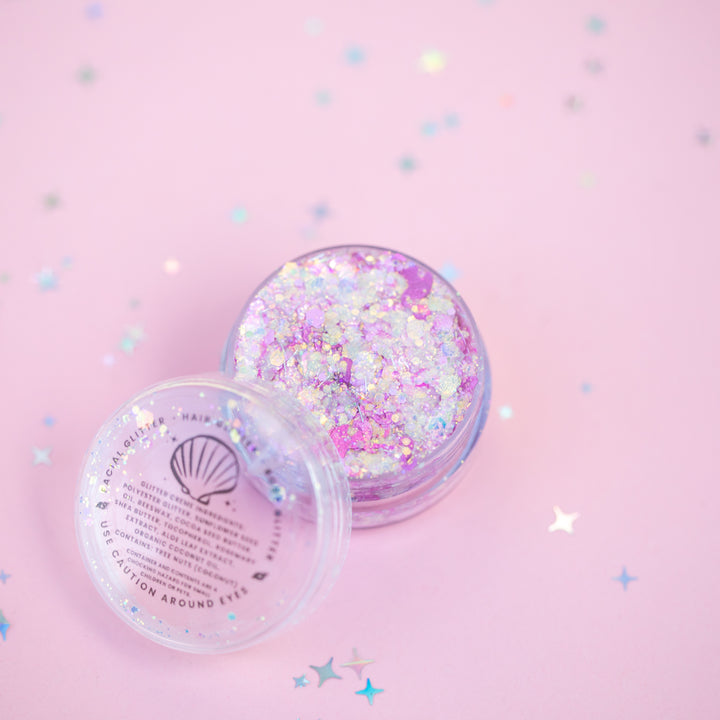 Body Glitter: Flamingo Glow (with Flamingo shaped glitter (glow in the dark)