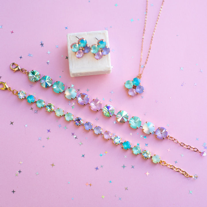 8mm Clover Necklace: Mint to Be A Mermaid