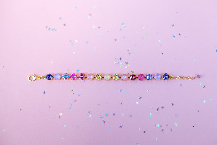 8mm Crystal Bracelet: Lake Dress