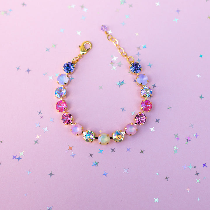 8mm Crystal Bracelet: Lake Dress
