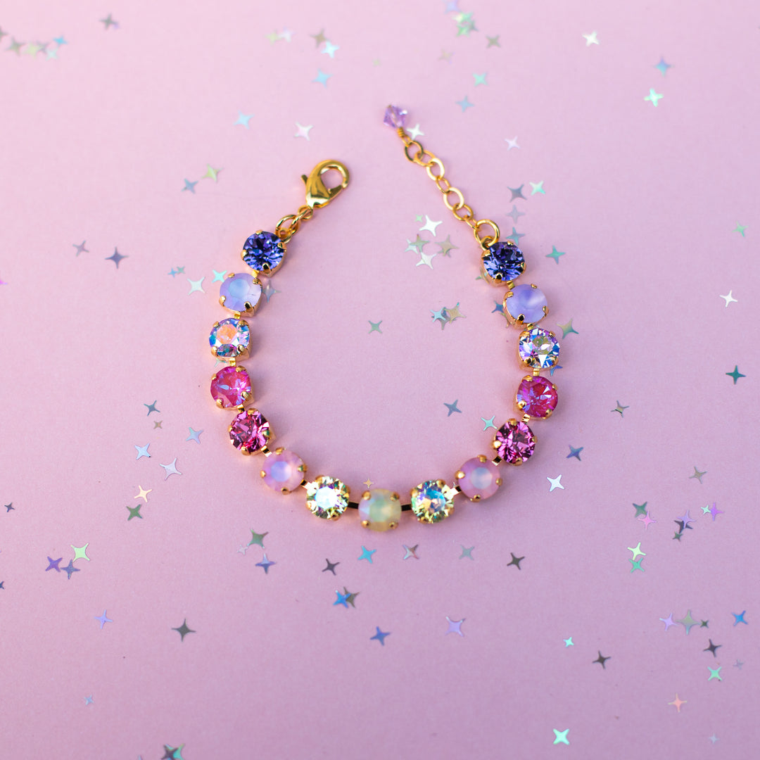 8mm Crystal Bracelet: Lake Dress