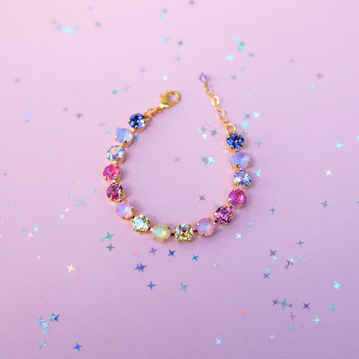 8mm Crystal Bracelet: Lake Dress