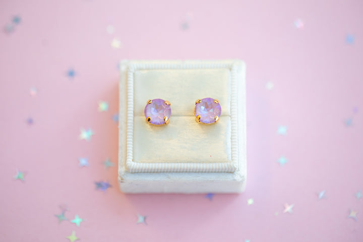 The Shell Signature Stud— Signature Fit 8mm (Lavender Delite)