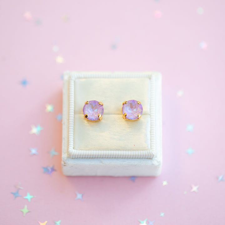 The Shell Signature Stud— Signature Fit 8mm (Lavender Delite)