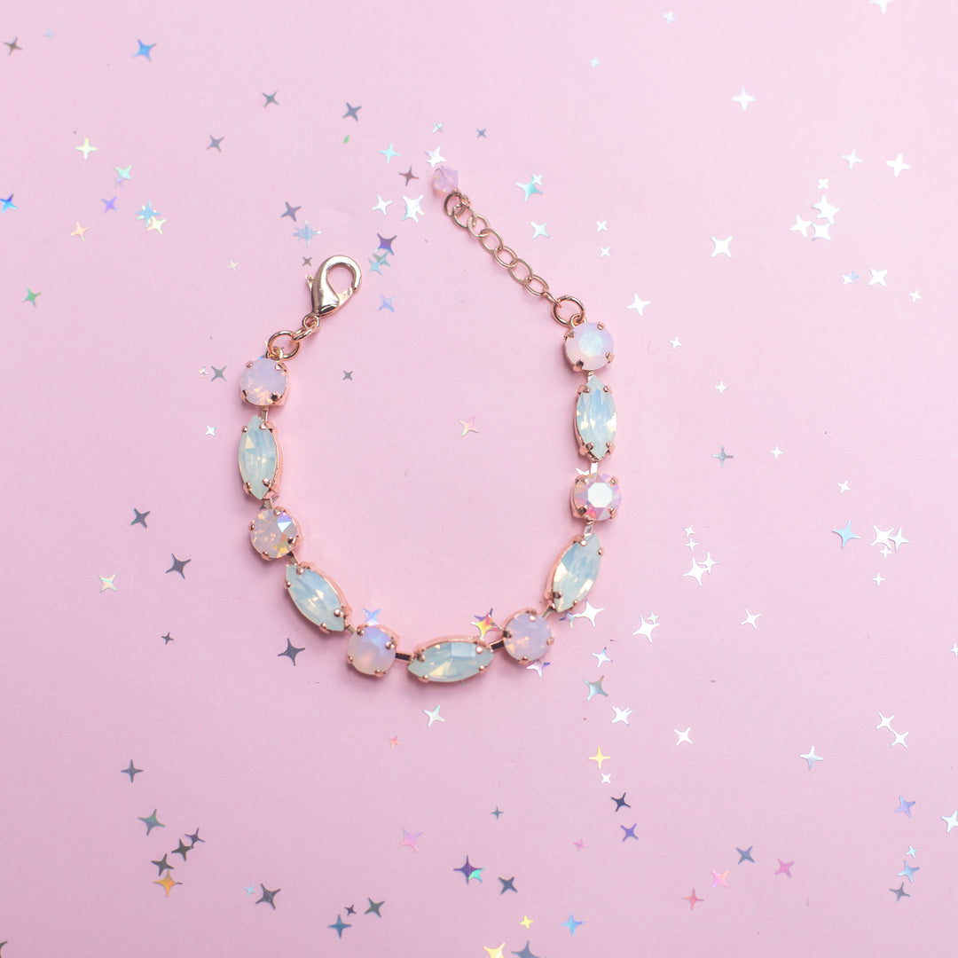8mm/ Navette Crystal Bracelet: Marie (PRE-ORDER 4-6 WEEK WAIT)