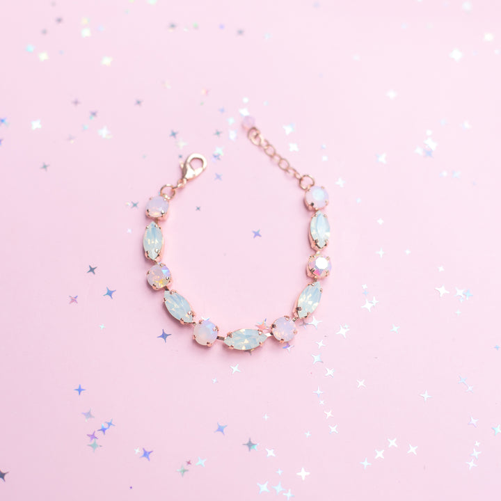 8mm/ Navette Crystal Bracelet: Marie (PRE-ORDER 4-6 WEEK WAIT)