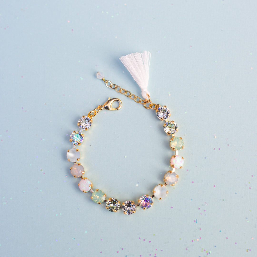8mm Crystal Bracelet: Opalite