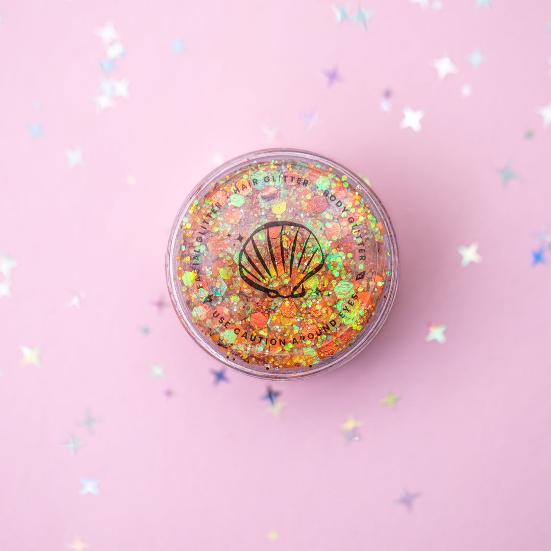 Glitter Creme: Orange is the New Pink Glitter