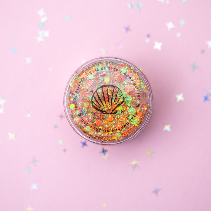 Glitter Creme: Orange is the New Pink Glitter
