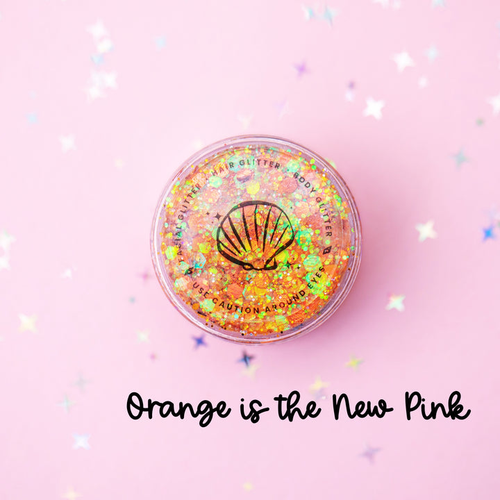 Glitter Creme: Orange is the New Pink Glitter