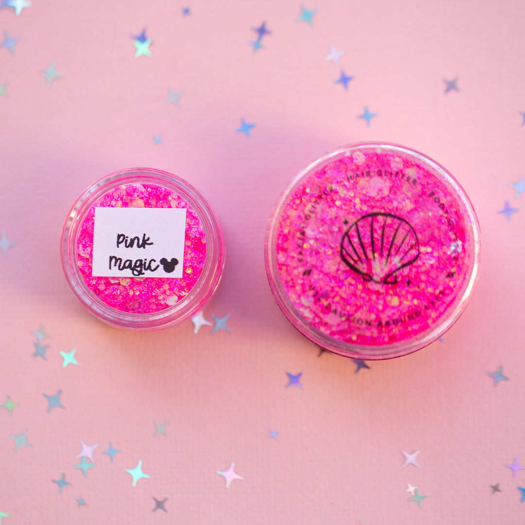 Glitter Creme: Pink Magic with Mouse shaped Glitter