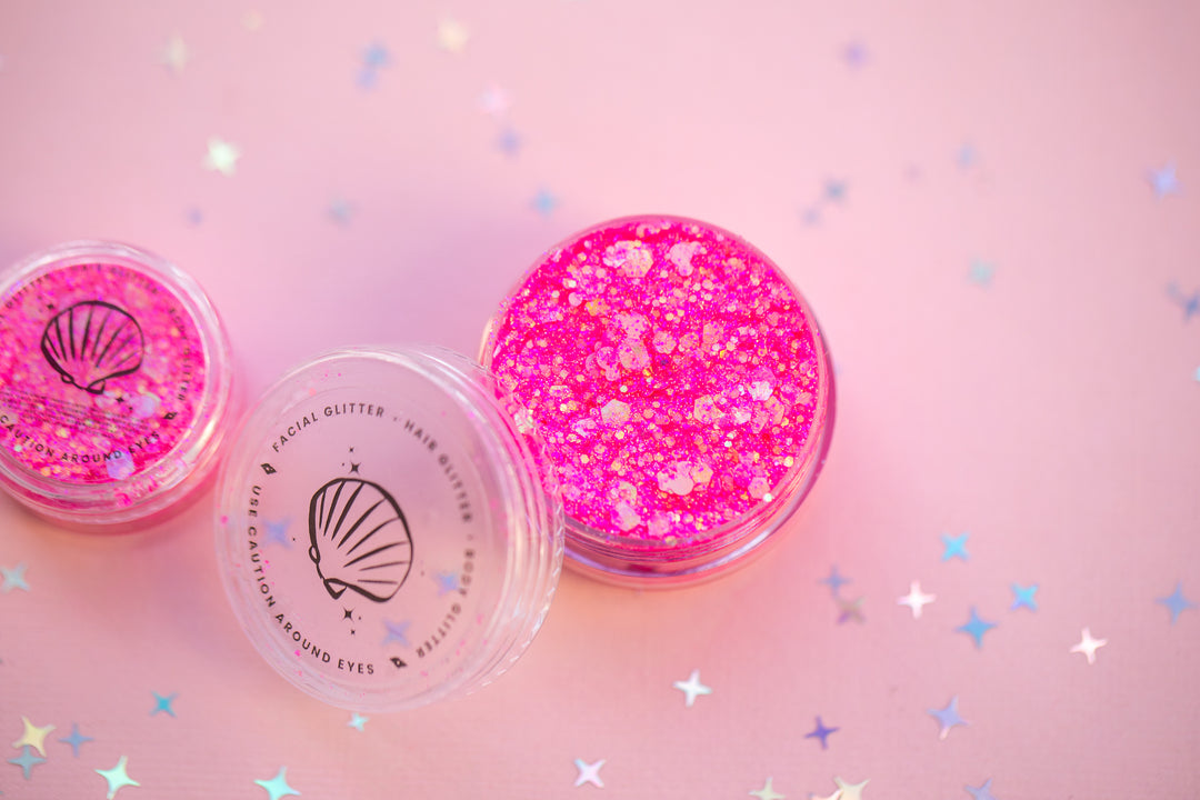 Glitter Creme: Pink Magic with Mouse shaped Glitter