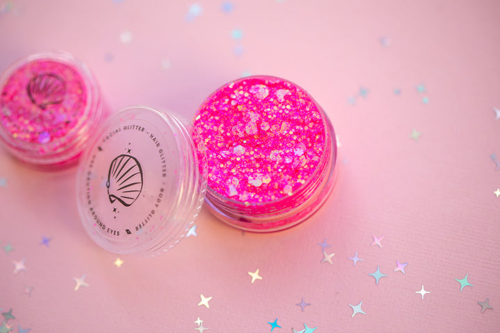 Glitter Creme: Pink Magic with Mouse shaped Glitter