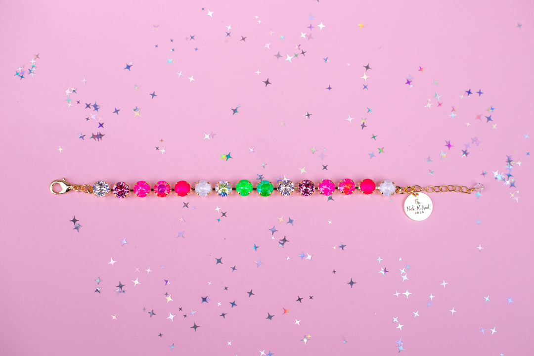 8mm Crystal Bracelet: 2026 Pink Retreat Exclusive Bracelet