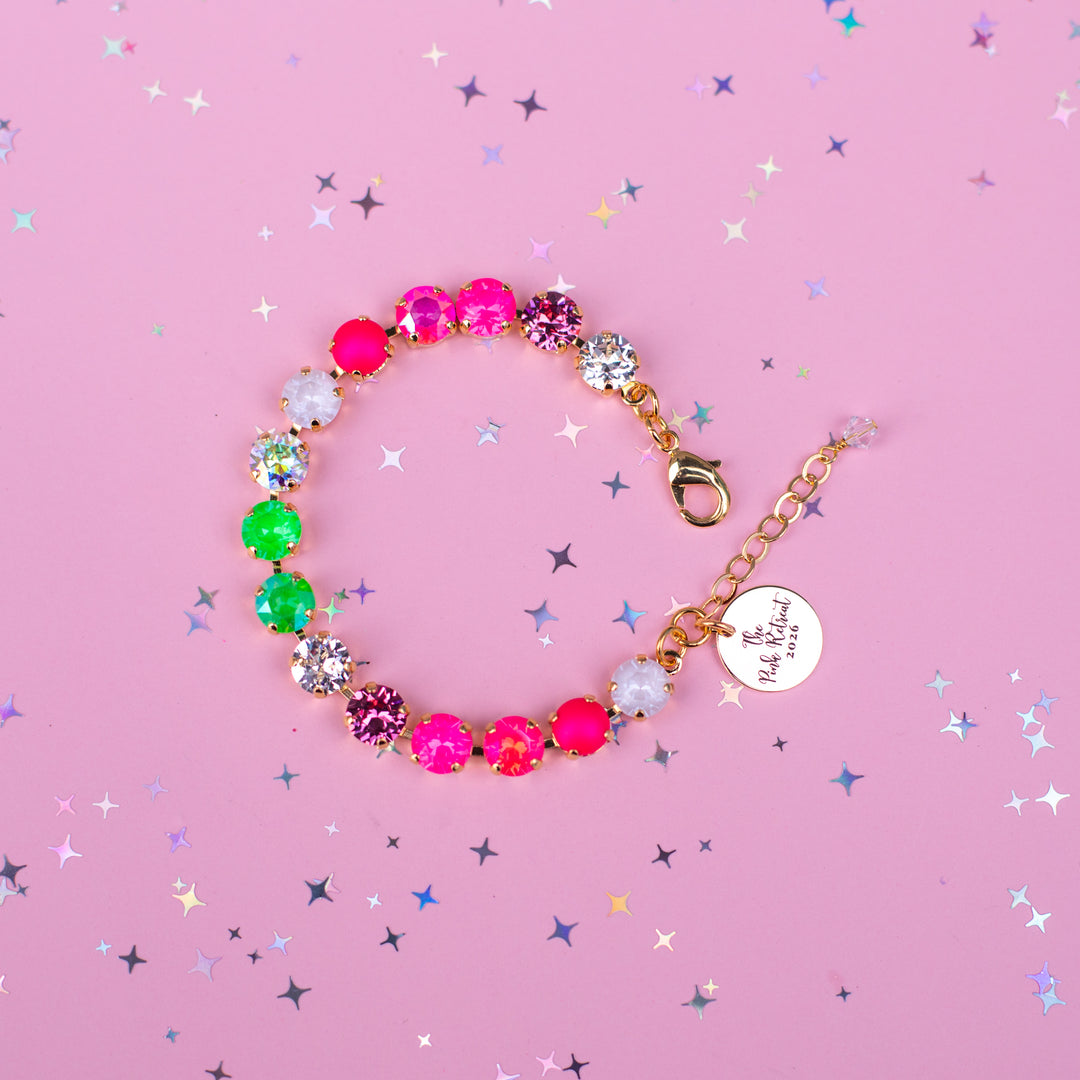 8mm Crystal Bracelet: 2026 Pink Retreat Exclusive Bracelet