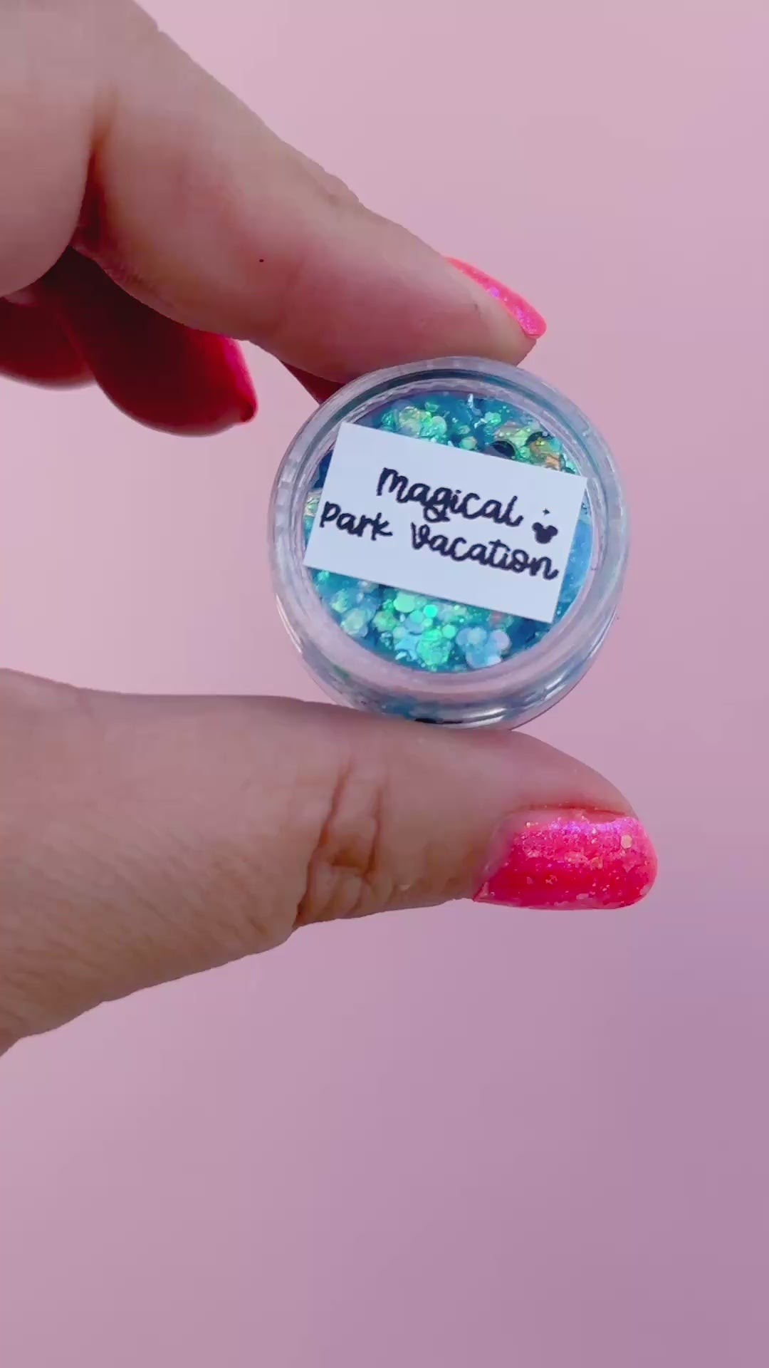 Glitter Creme: Magical Park Vacation with Mouse shaped Glitter