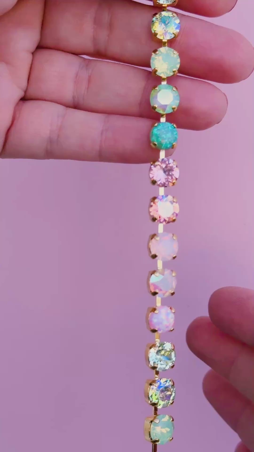 8mm Crystal Bracelet: Entourage