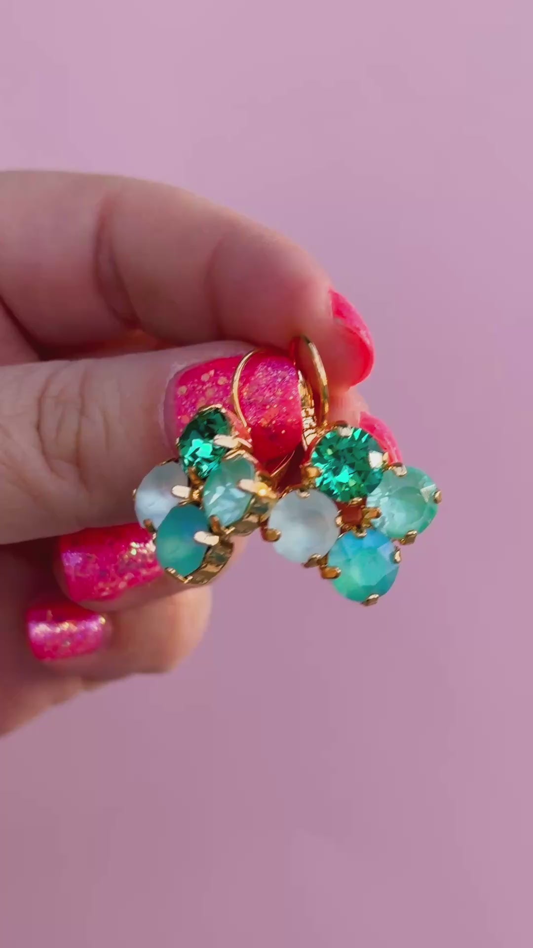 8mm Clover Earrings: Shell-a-bration 9.0 SEASIDE
