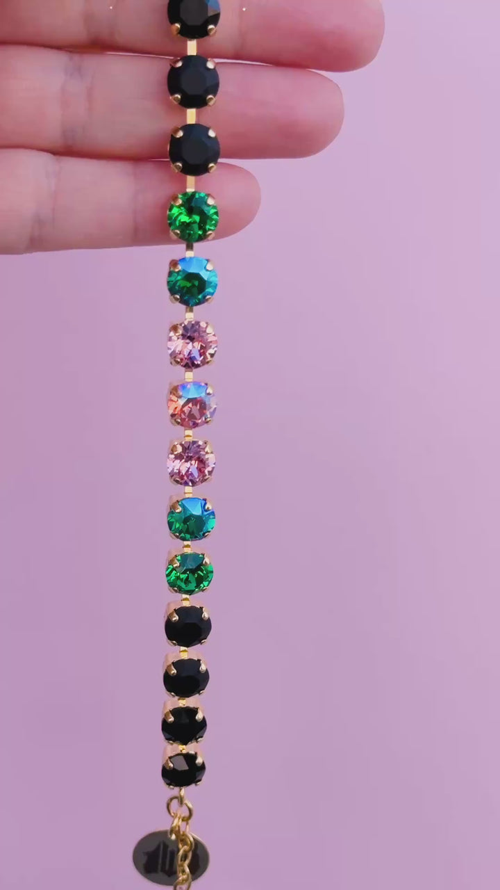 8mm Crystal Bracelet: Peculiar Friends