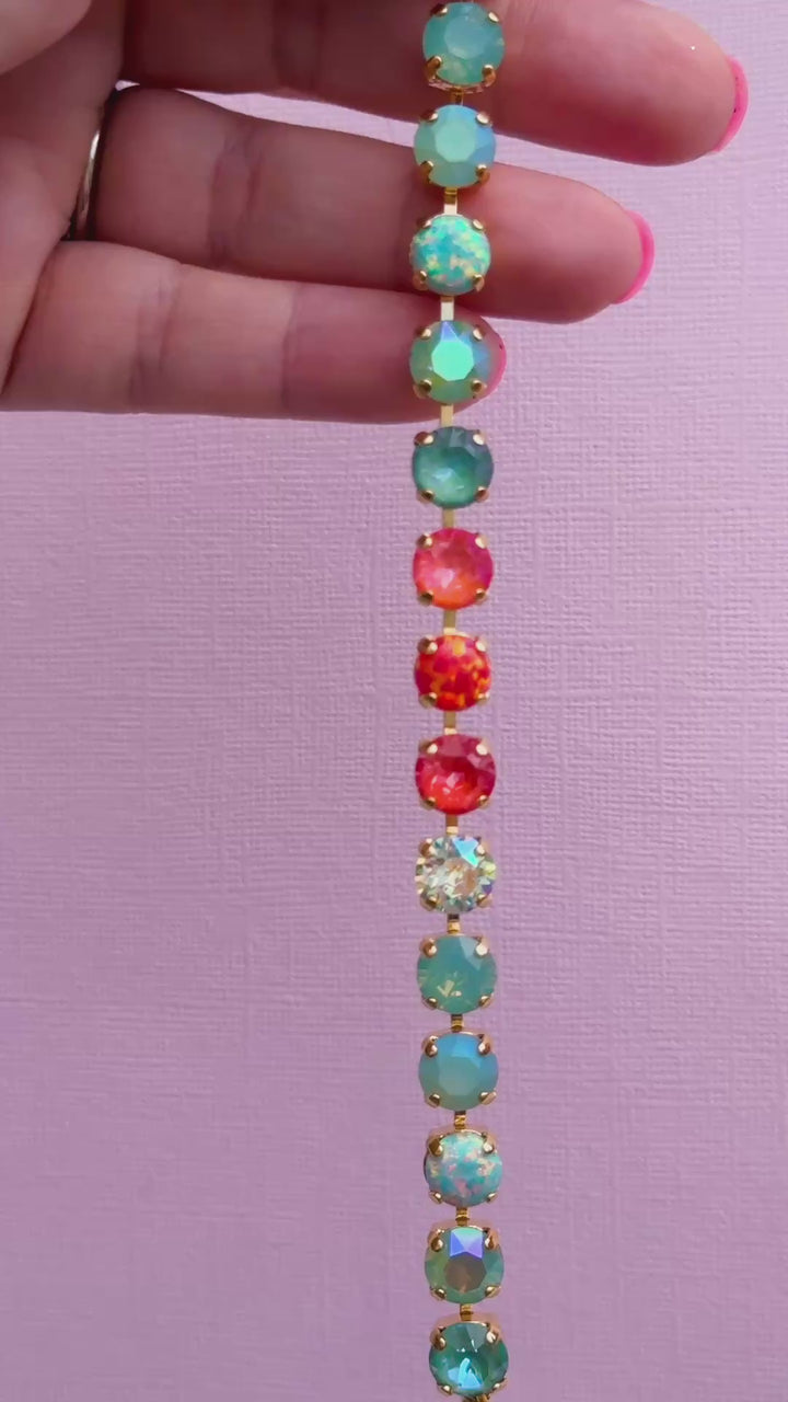 8mm Crystal Bracelet: Showbiz Baby WITH OPALS