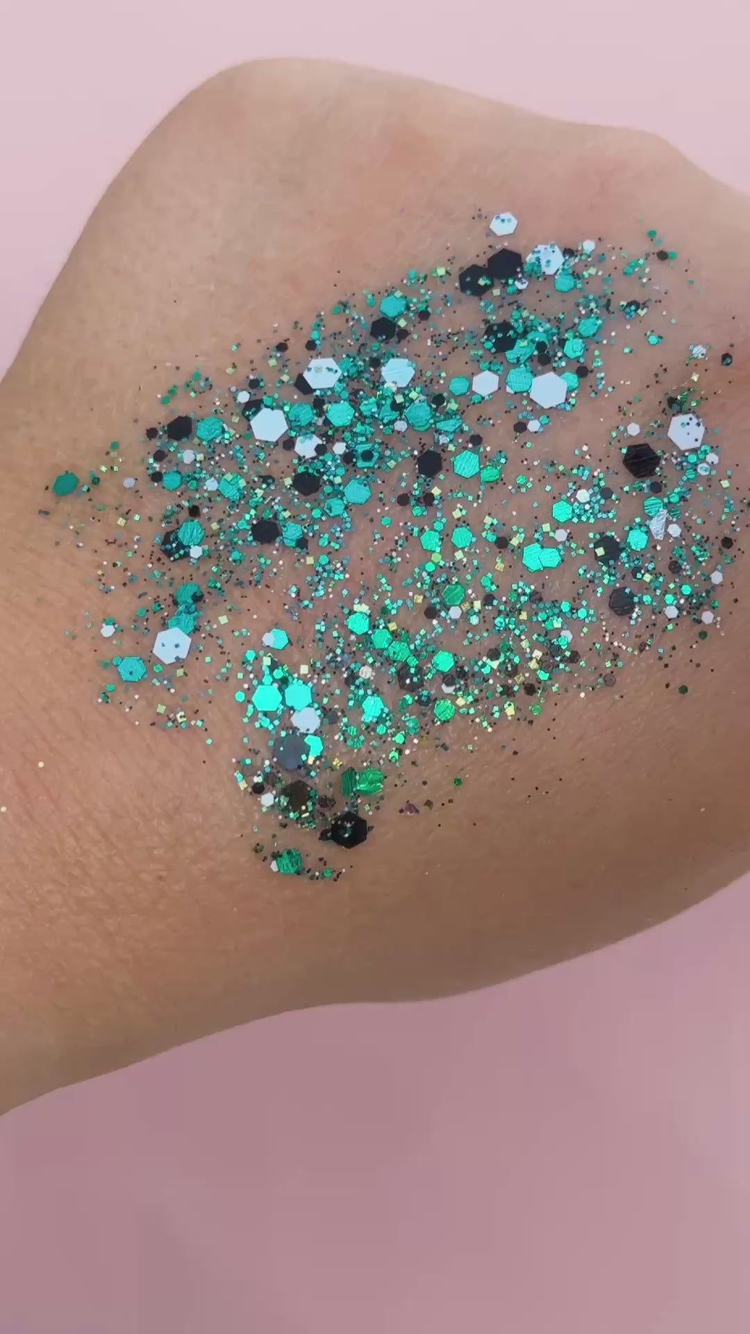 Tush Push Body Glitter (optional footballs) Glitter Creme