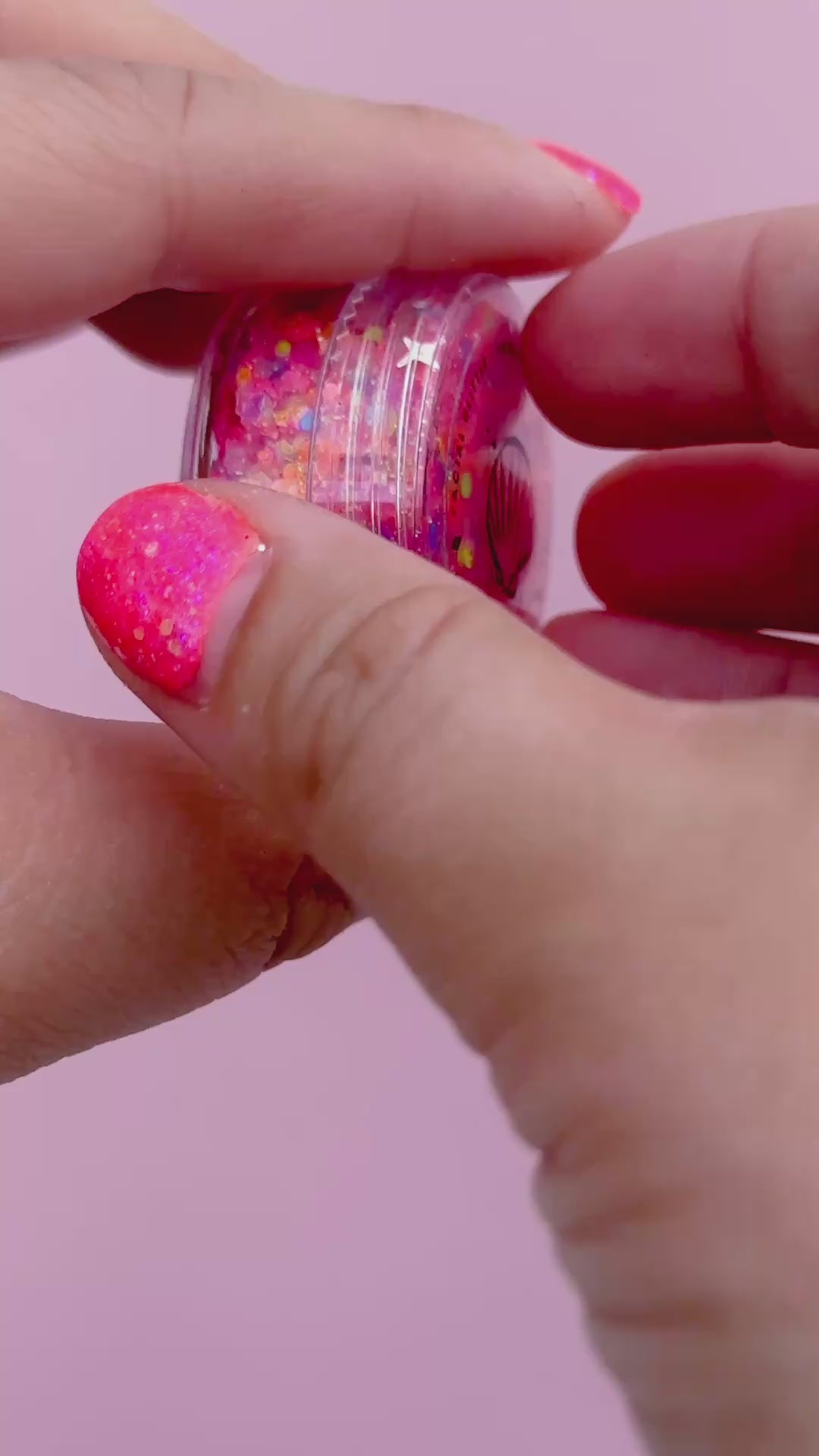 Glitter Creme: Truth or Twinkle with Butterfly and Star shaped Glitter