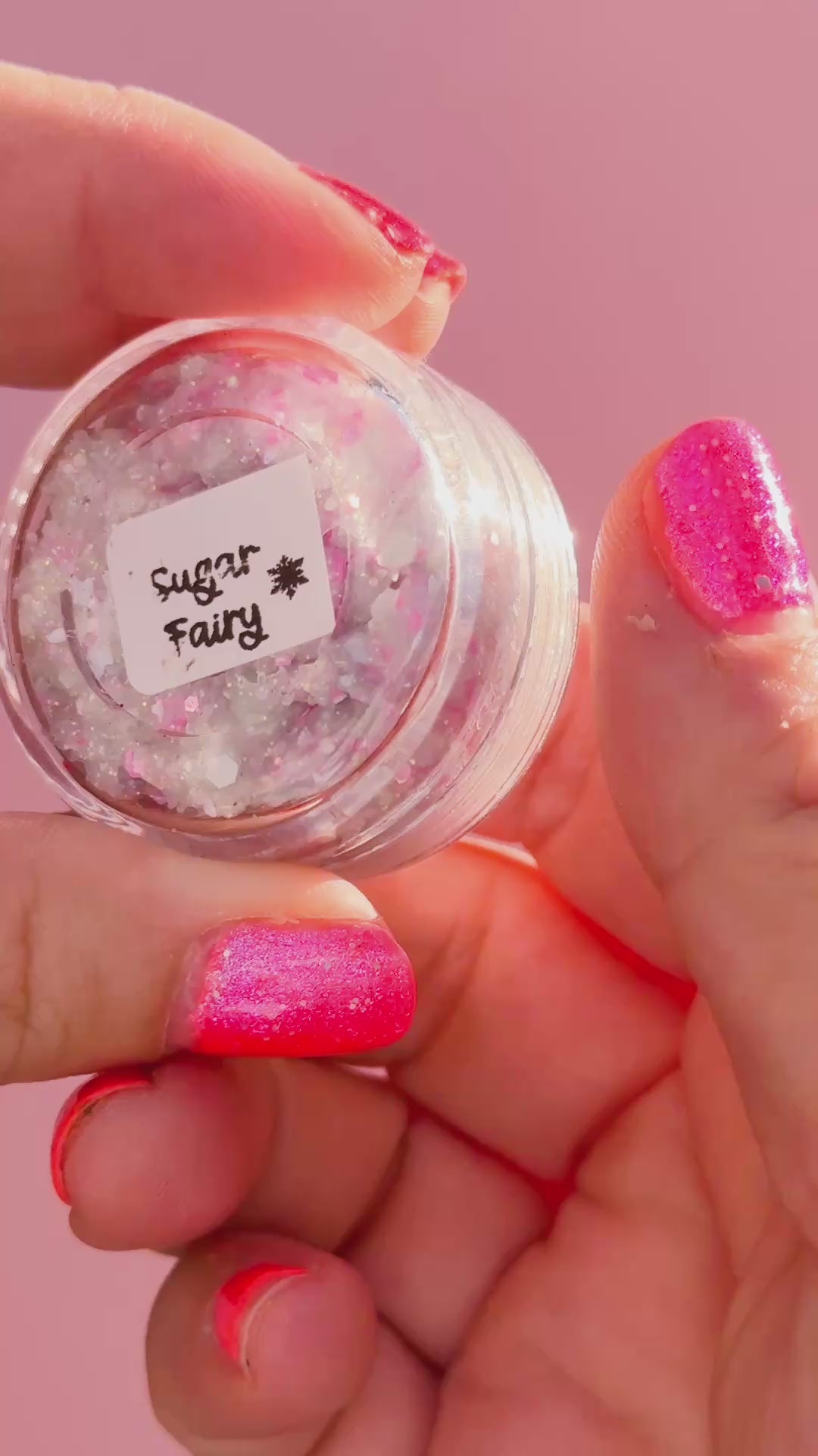 Glitter Creme: Sugar Fairy Body Glitter with Snowflake shapes