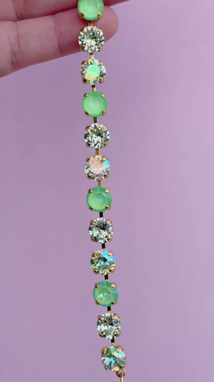8mm Crystal Bracelet: Tropic Tangle