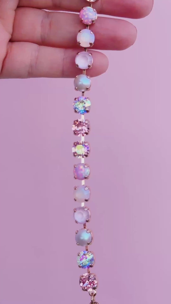 8mm Crystal Bracelet: GA-Linda