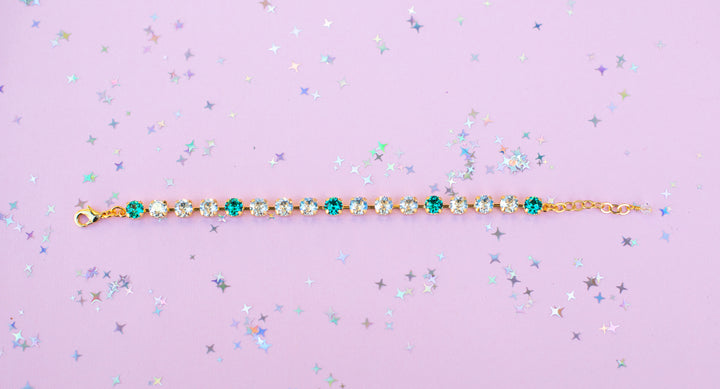 6mm Crystal Bracelet: Moonlight & Seaside