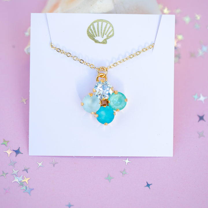 8mm Clover Necklace: Shell-a-bration 9.0 MOONLIGHT