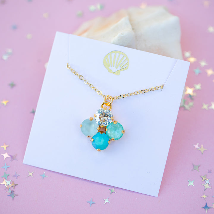 8mm Clover Necklace: Shell-a-bration 9.0 MOONLIGHT