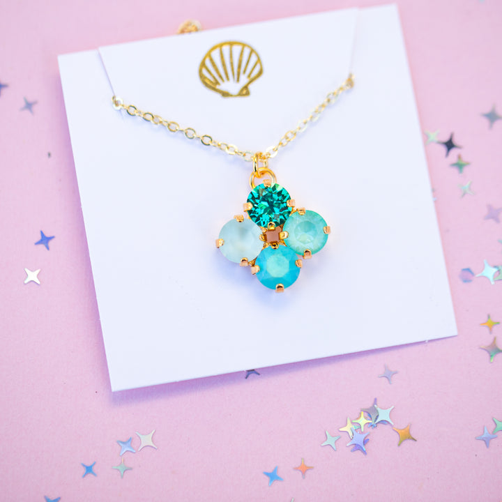 8mm Clover Necklace: Shell-a-bration 9.0 SEASIDE