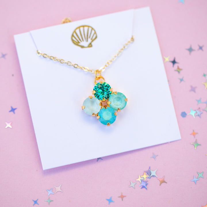 8mm Clover Necklace: Shell-a-bration 9.0 SEASIDE