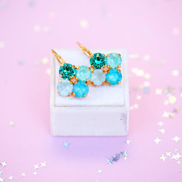 8mm Clover Earrings: Shell-a-bration 9.0 SEASIDE