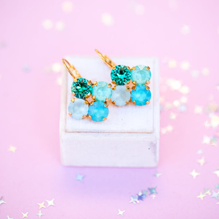 8mm Clover Earrings: Shell-a-bration 9.0 SEASIDE