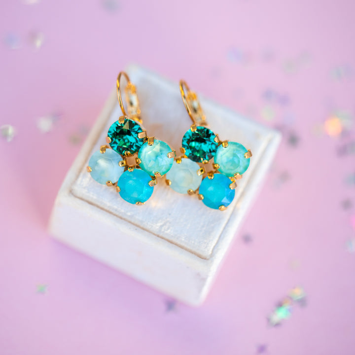 8mm Clover Earrings: Shell-a-bration 9.0 SEASIDE