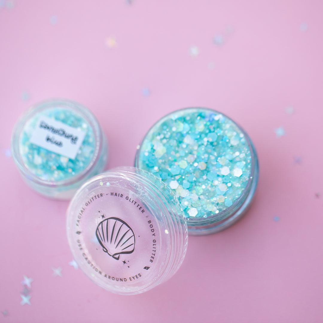 Glitter Creme: Something Blue Body Glitter