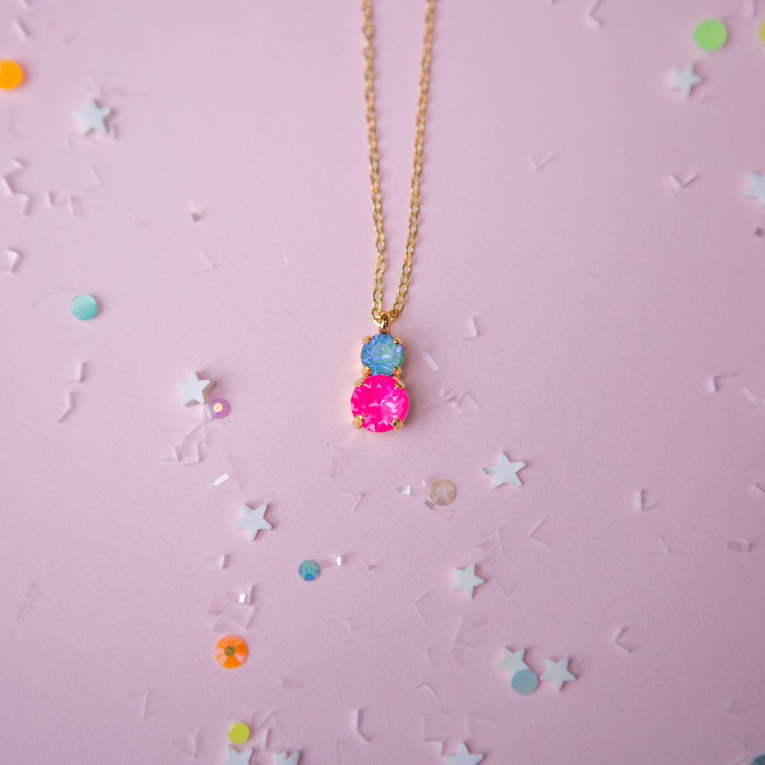 Sprarkly Friend 6/8mm Necklace -select color setting