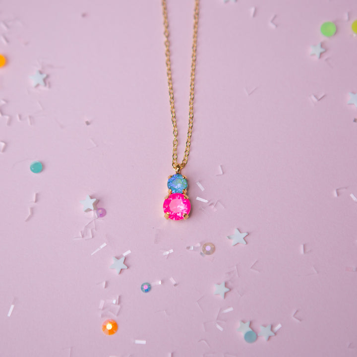 Sprarkly Friend 6/8mm Necklace -select color setting