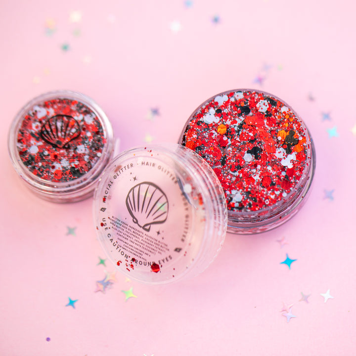 Body Glitter: The Boss with mouse shaped glitter